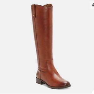 New in Box INC Wide Calf Fawne Leather Riding Boots 7.5